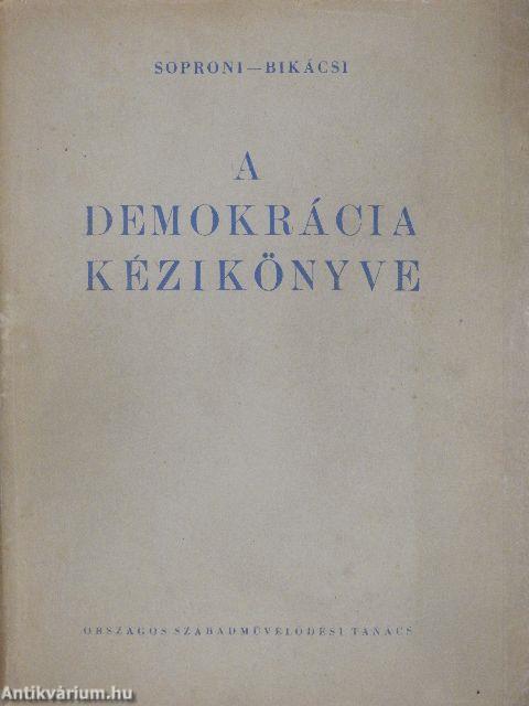 A demokrácia kézikönyve