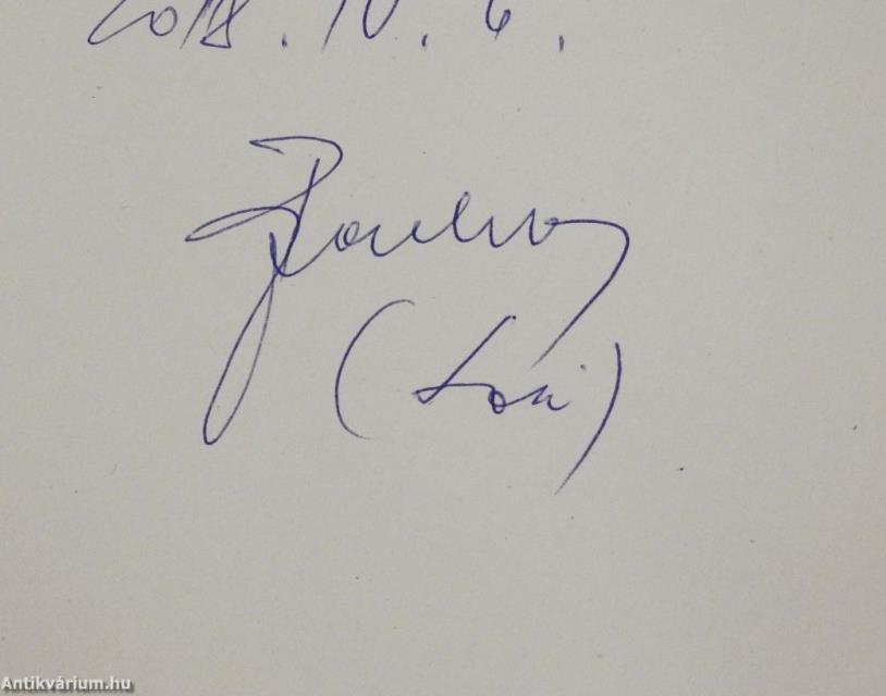 Szerepjátékok (dedikált példány)