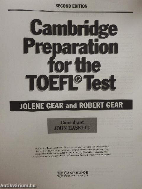 Cambridge Preparation for the TOEFL Test