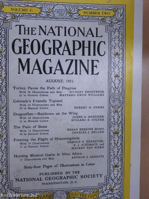 The National Geographic Magazine (vegyes számok) (6 db)