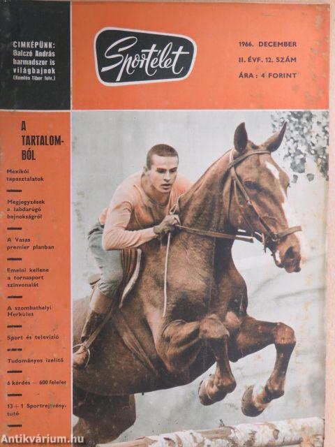 Sportélet 1966. december