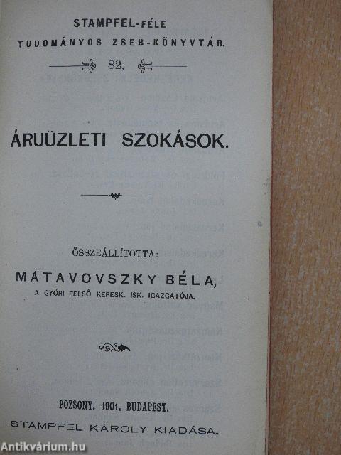 Áruüzleti szokások