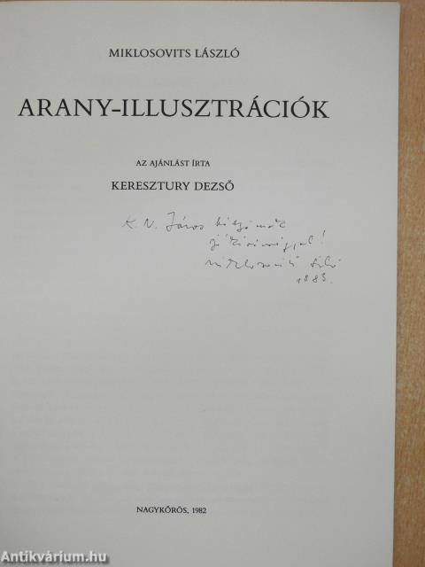 Arany-illusztrációk (dedikált példány)