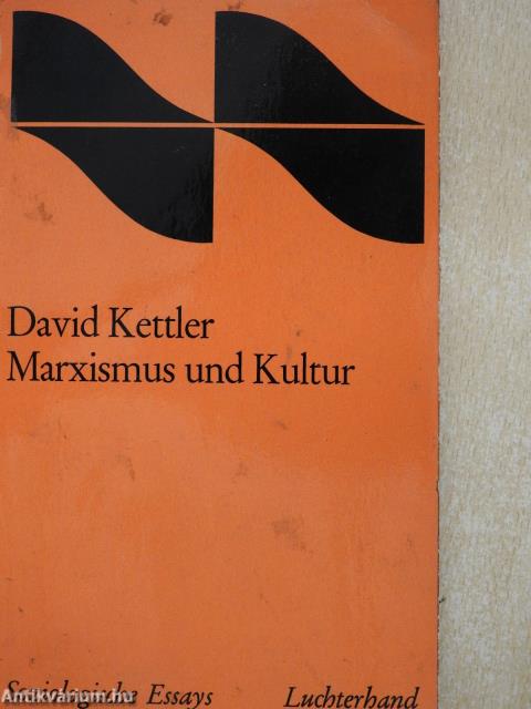 Marxismus und Kultur (dedikált példány)