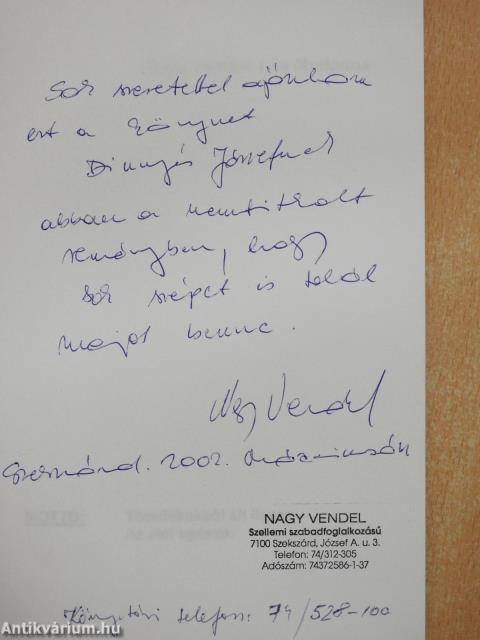 Lila Madonna (dedikált példány)