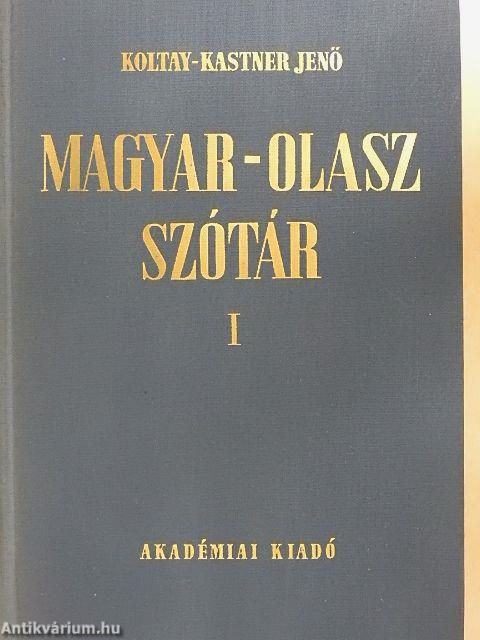 Magyar-olasz szótár I-II.