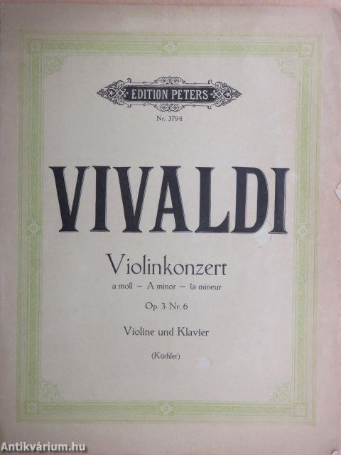 Violinkonzert A-moll Op. 3. Nr. 6.