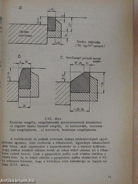 Közlekedésépítés I.