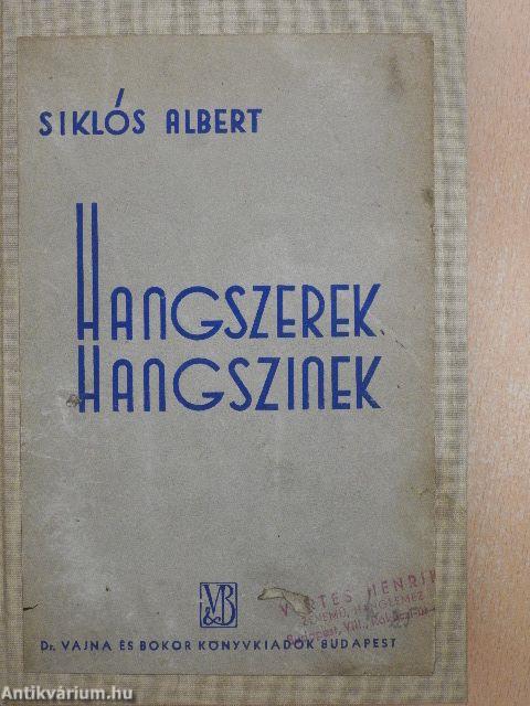 Hangszerek/Hangszinek