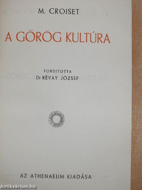 A görög kultúra