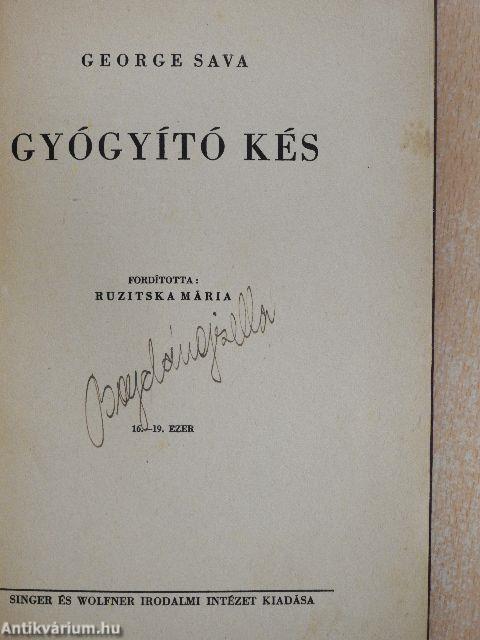 Gyógyító kés