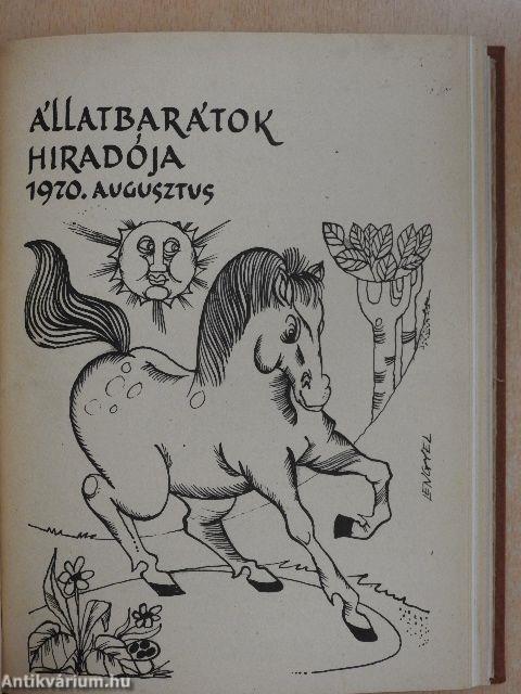 Állatbarátok hiradója 1969-1975. (vegyes számok) (37 db)/Az állatvédelem hírei 1969. február-március