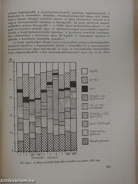 A termelési körzetek és a specializáció a mezőgazdaságban