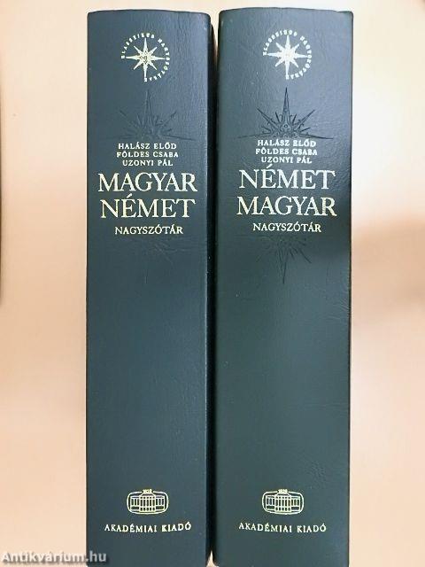 Magyar-német/Német-magyar nagyszótár I-II. - 2 db CD-vel