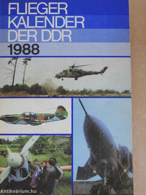 Flieger Kalender der DDR 1988