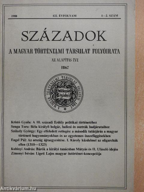 Századok 1988/1-2.