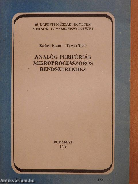 Analóg perifériák mikroprocesszoros rendszerekhez