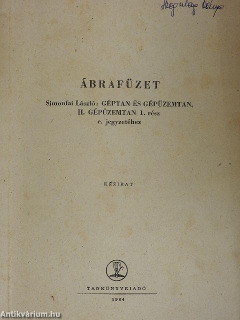 Ábrafüzet Simonfai László: Géptan és gépüzemtan, II. Gépüzemtan 1. rész c. jegyzetéhez