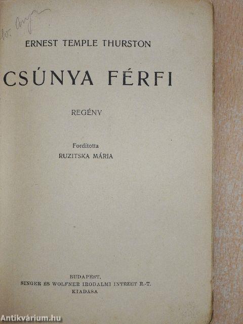 Csúnya férfi