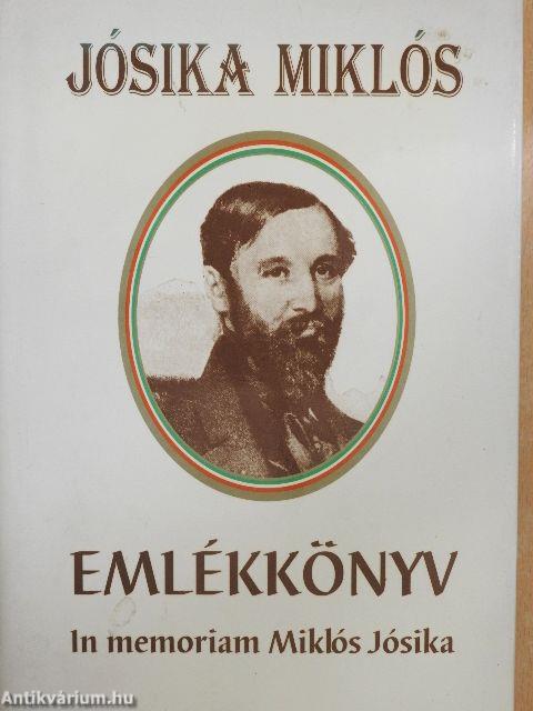 Jósika Miklós emlékkönyv