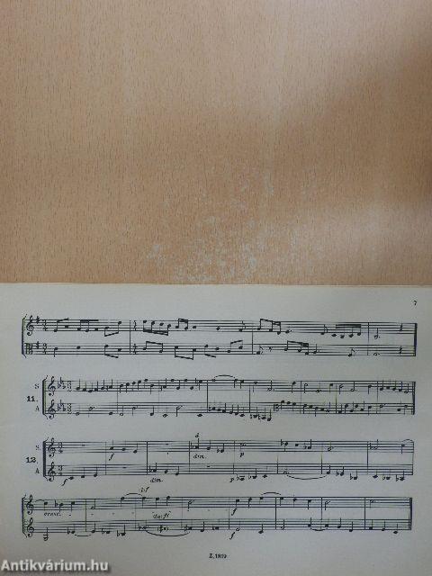 33 kétszólamú énekgyakorlat