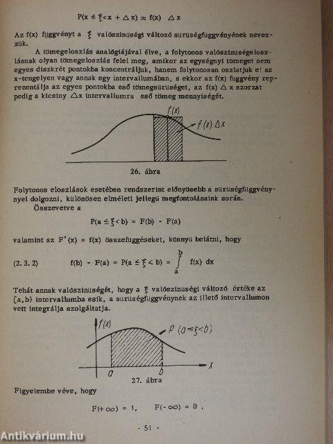 Valószínűségelmélet és matematikai statisztika