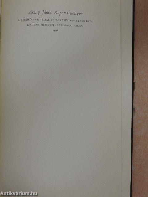 Arany János Kapcsos könyve