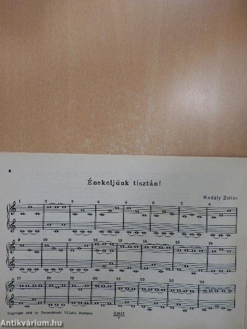 Énekeljünk tisztán!