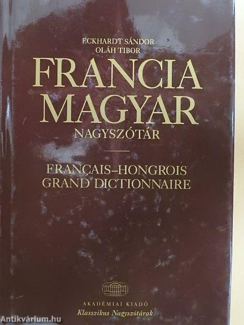 Francia-magyar nagyszótár