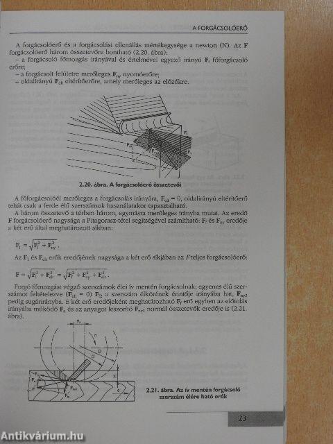 Faipari gépek és technológiák I.