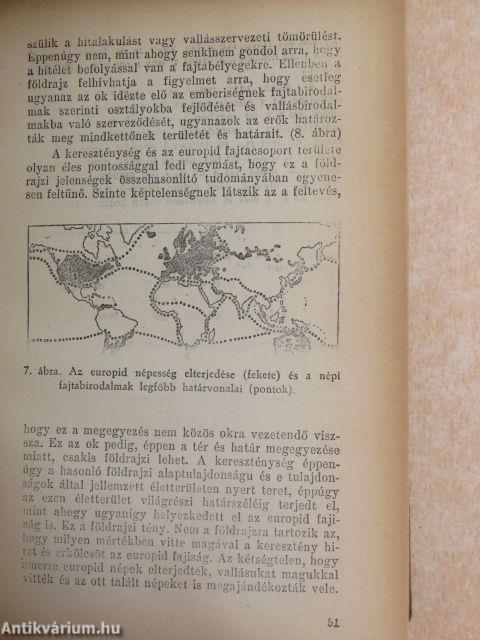 Hat világrész földrajza