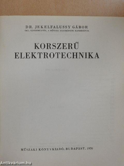 Korszerű elektrotechnika