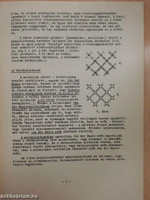 Szilárd testek atomfizikája