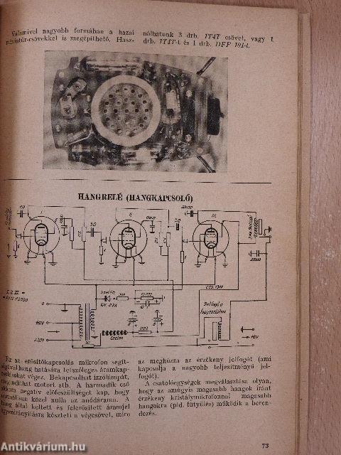 Rádiótechnikusok kézikönyve 1949