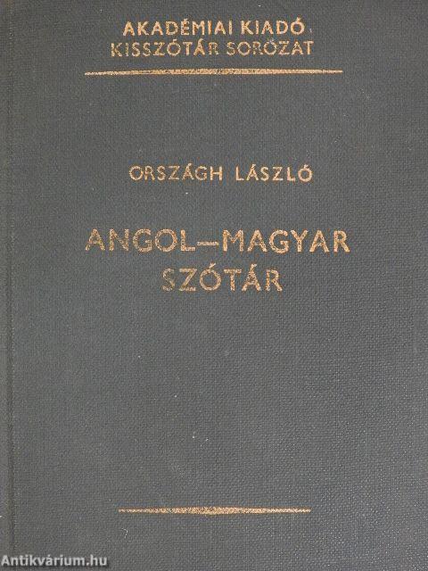 Angol-magyar szótár