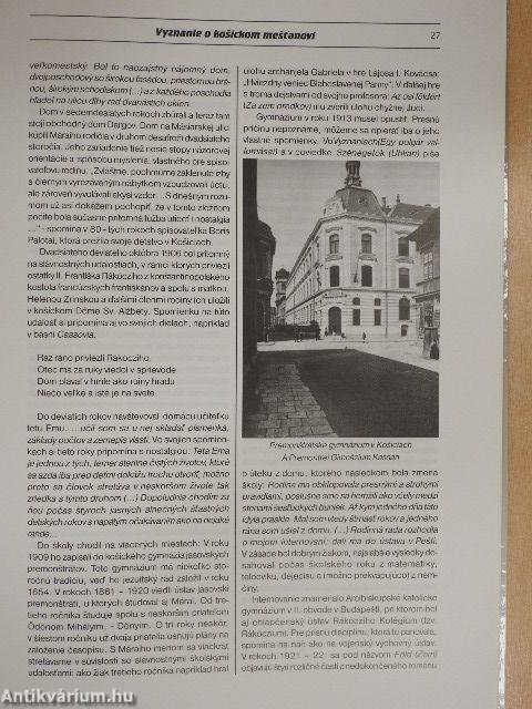 Márai, a kassai polgár