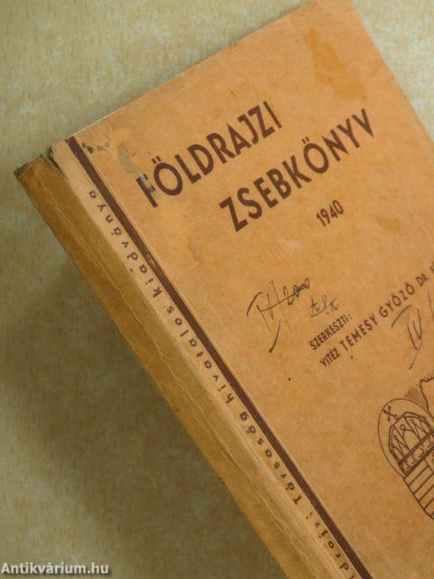 Földrajzi zsebkönyv 1940