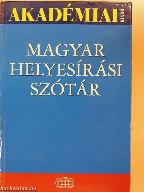 Magyar helyesírási szótár