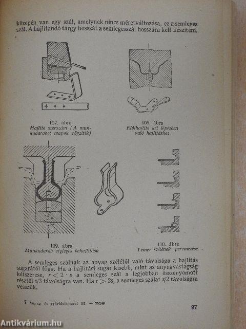 Anyag- és gyártásismeret III.