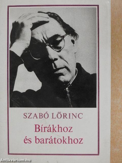 Bírákhoz és barátokhoz