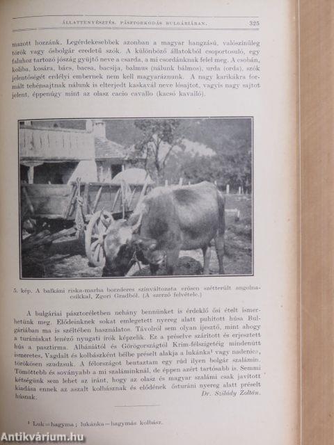 Természettudományi Közlöny 1931. január-december/Pótfüzetek a Természettudományi Közlönyhöz 1931. január-december