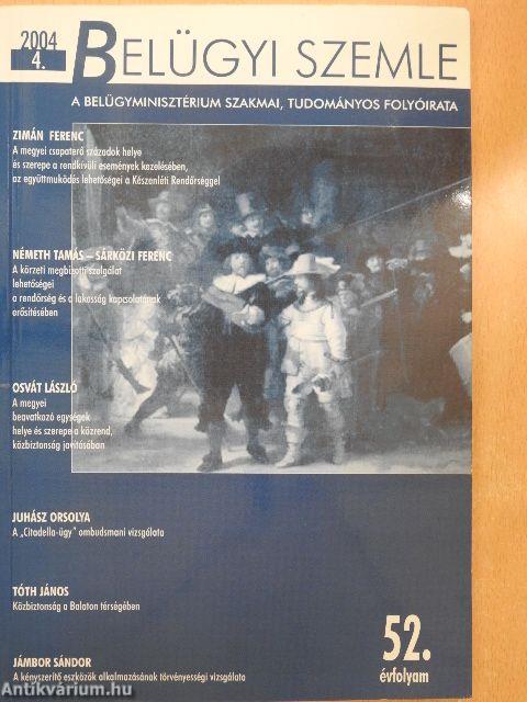 Belügyi Szemle 2004/4.