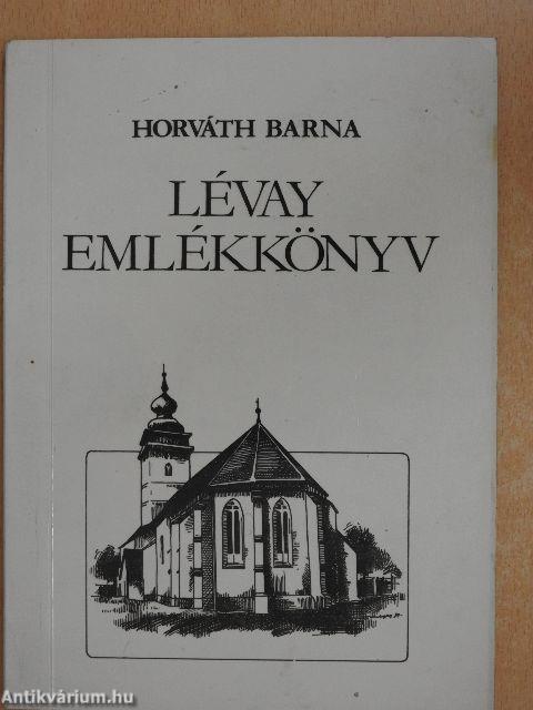 Lévay emlékkönyv