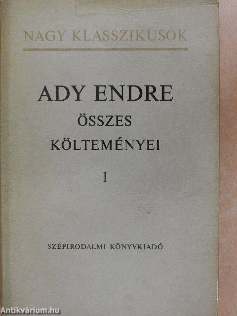 Ady Endre összes költeményei 1-2.