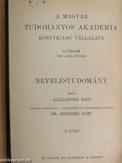 Neveléstudomány II.