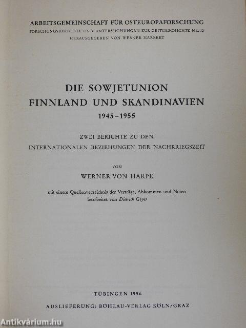 Die Sowjetunion Finnland und Skandinavien