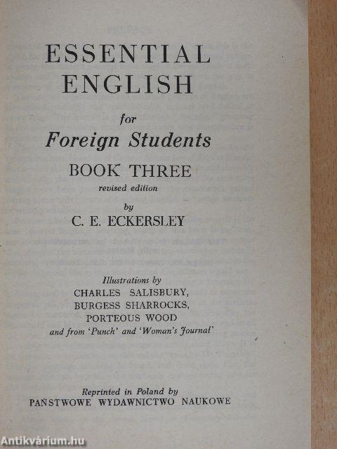 Essential English for Foreign Students Book 3.