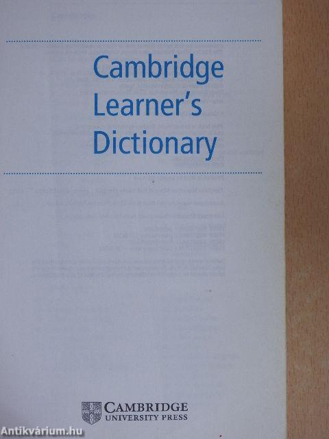 Cambridge Learner's Dictionary