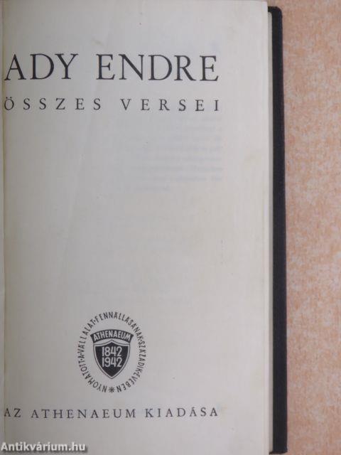 Ady Endre összes versei