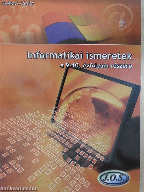 Informatikai ismeretek a 9-10. évfolyam részére